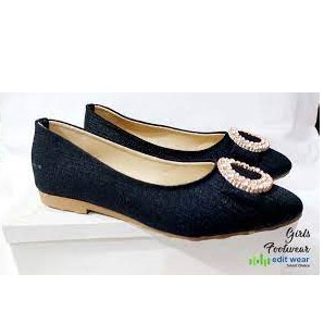 Ladies Pump Shoes Round Buckle