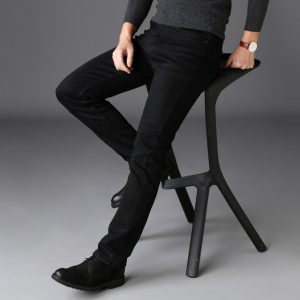 Men Classic Jeans Soft Black Denim Men’s Pants – Jeans for men – Men’s Jeans