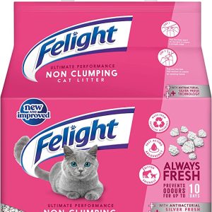 Felight | Non-Clumping Cat Litter with Antibacterial Silverfresh Technology